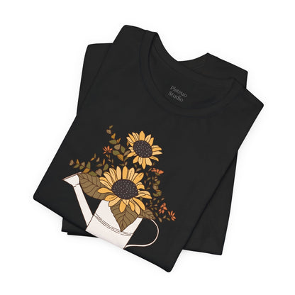 Afternoon Mellow Yellow Soft Breathable Flowers T-Shirt