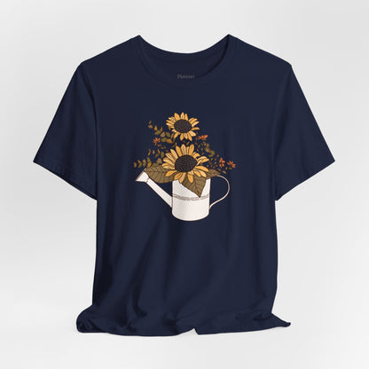 Afternoon Mellow Yellow Soft Breathable Flowers T-Shirt