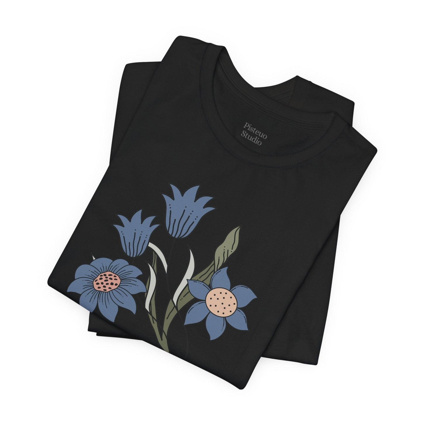 Azure Botanica Soft Breathable Flowers T-Shirt