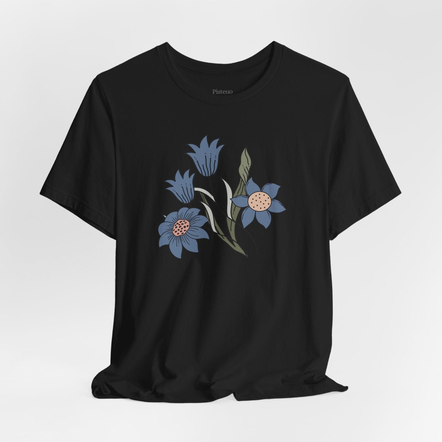 Azure Botanica Soft Breathable Flowers T-Shirt