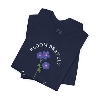 Bloom Bravely Love Truely Pastel Soft Breathable T-Shirt