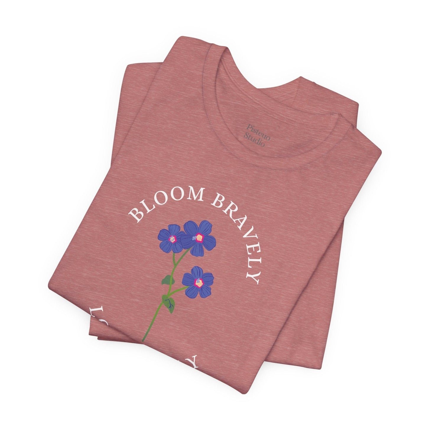 Bloom Bravely Love Truely Pastel Soft Breathable T-Shirt