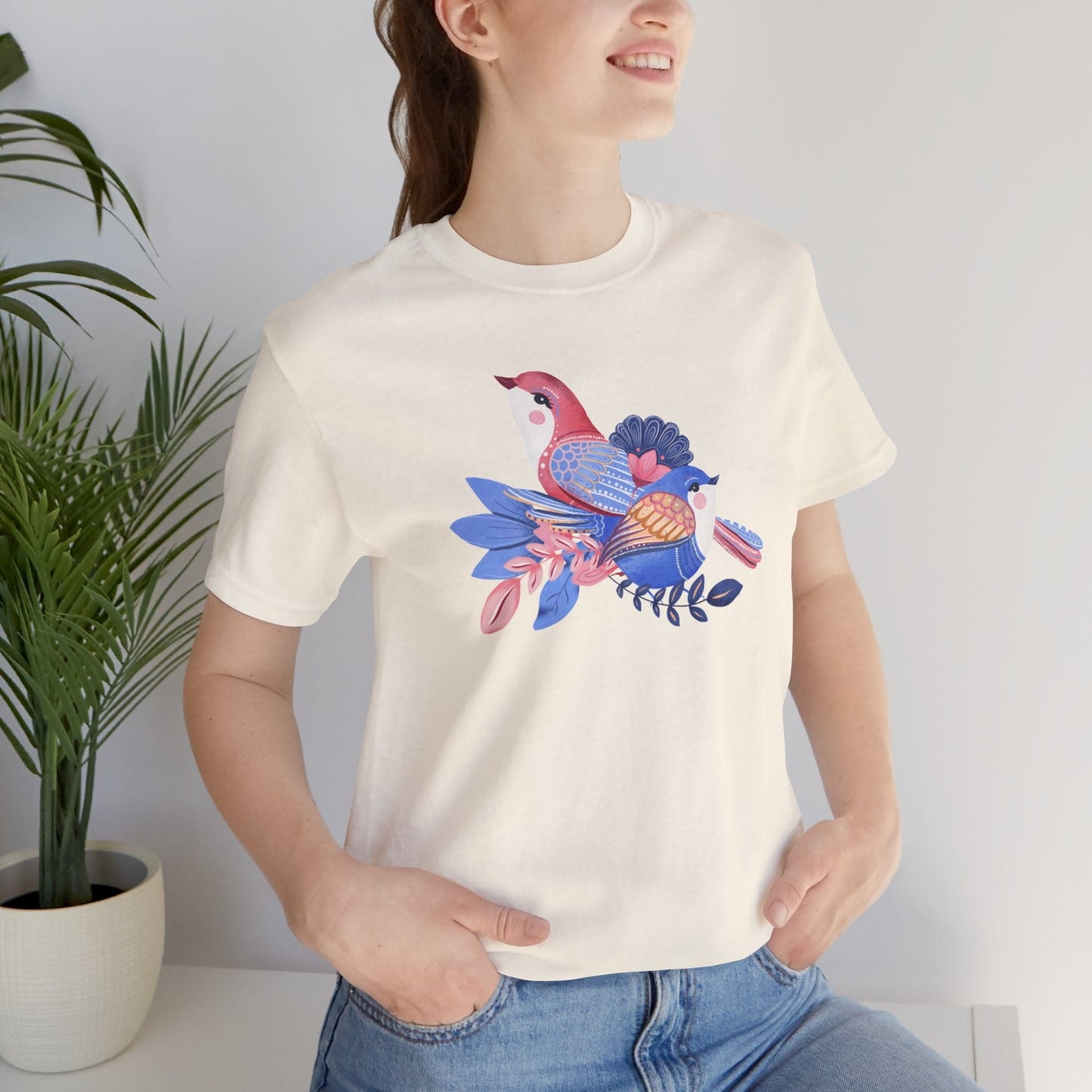 Blossom Companions Soft Breathable Flowers T-Shirt