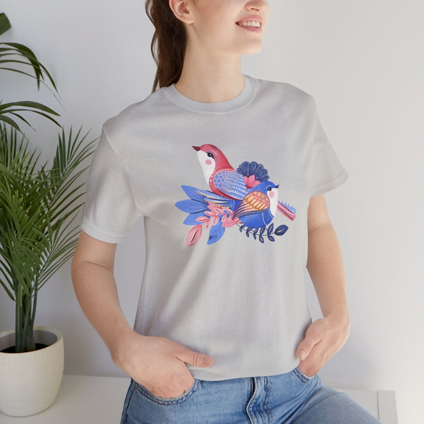 Blossom Companions Soft Breathable Flowers T-Shirt