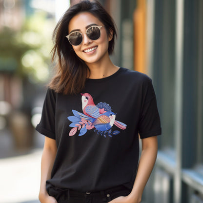 Blossom Companions Soft Breathable Flowers T-Shirt