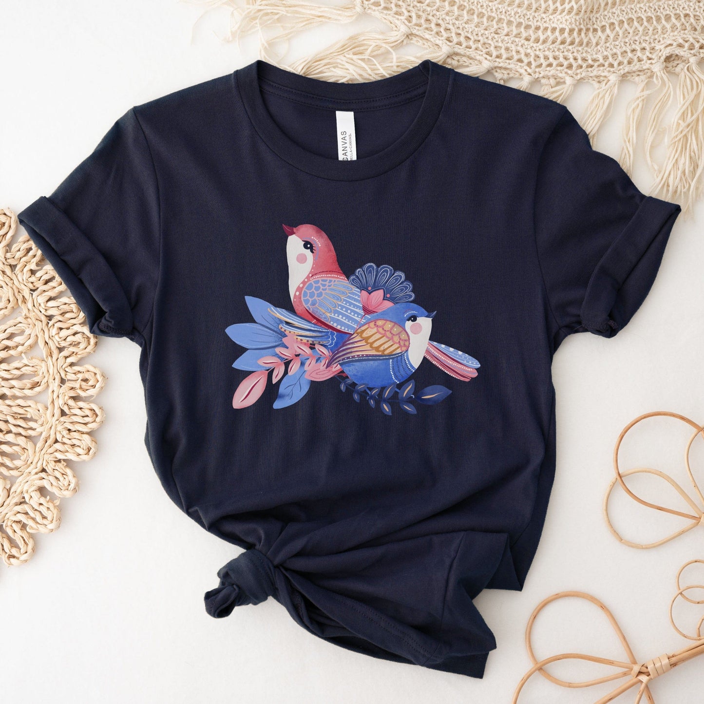 Blossom Companions Soft Breathable Flowers T-Shirt