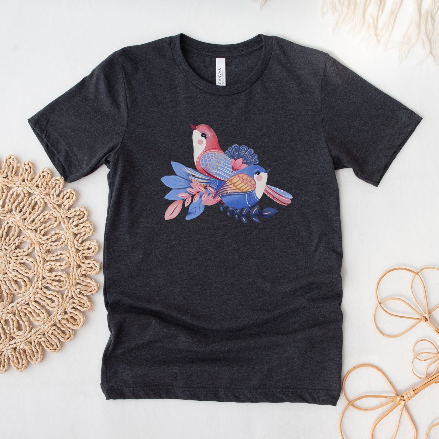 Blossom Companions Soft Breathable Flowers T-Shirt