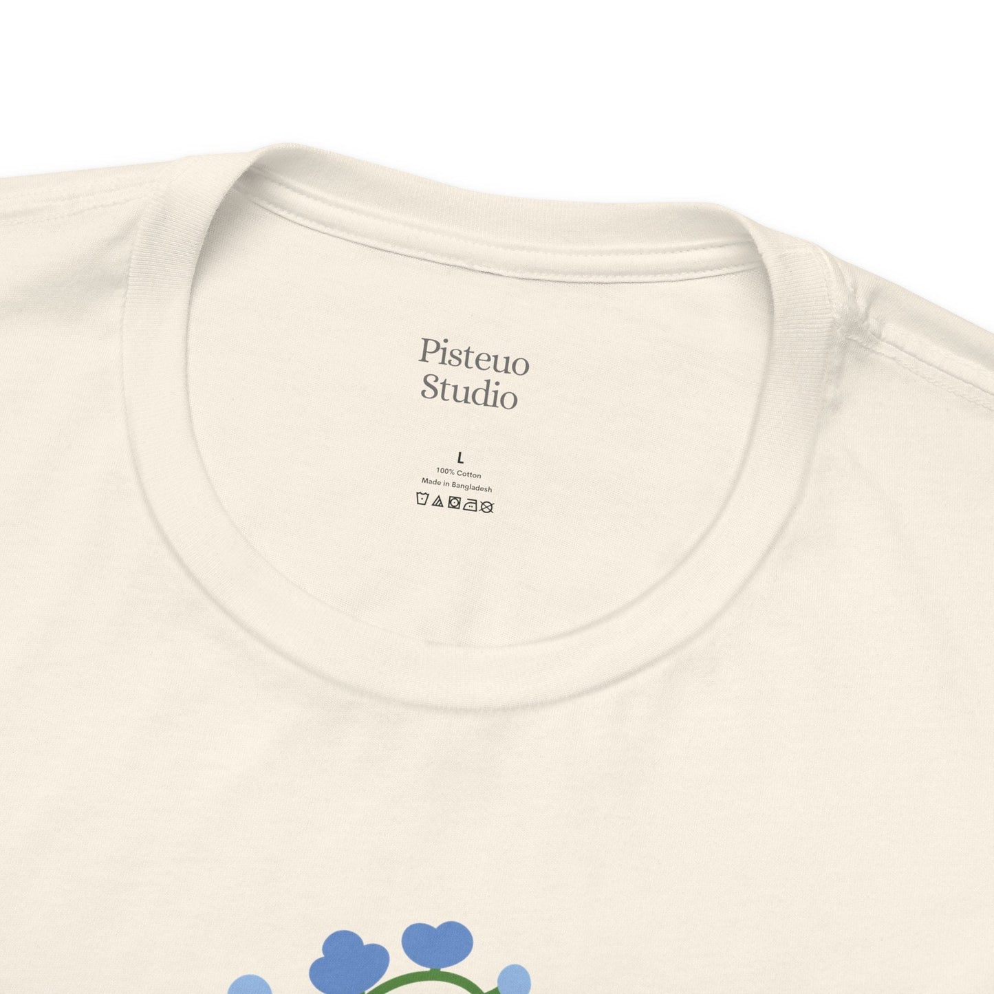 Blue Delights Soft Breathable Flowers T-Shirt