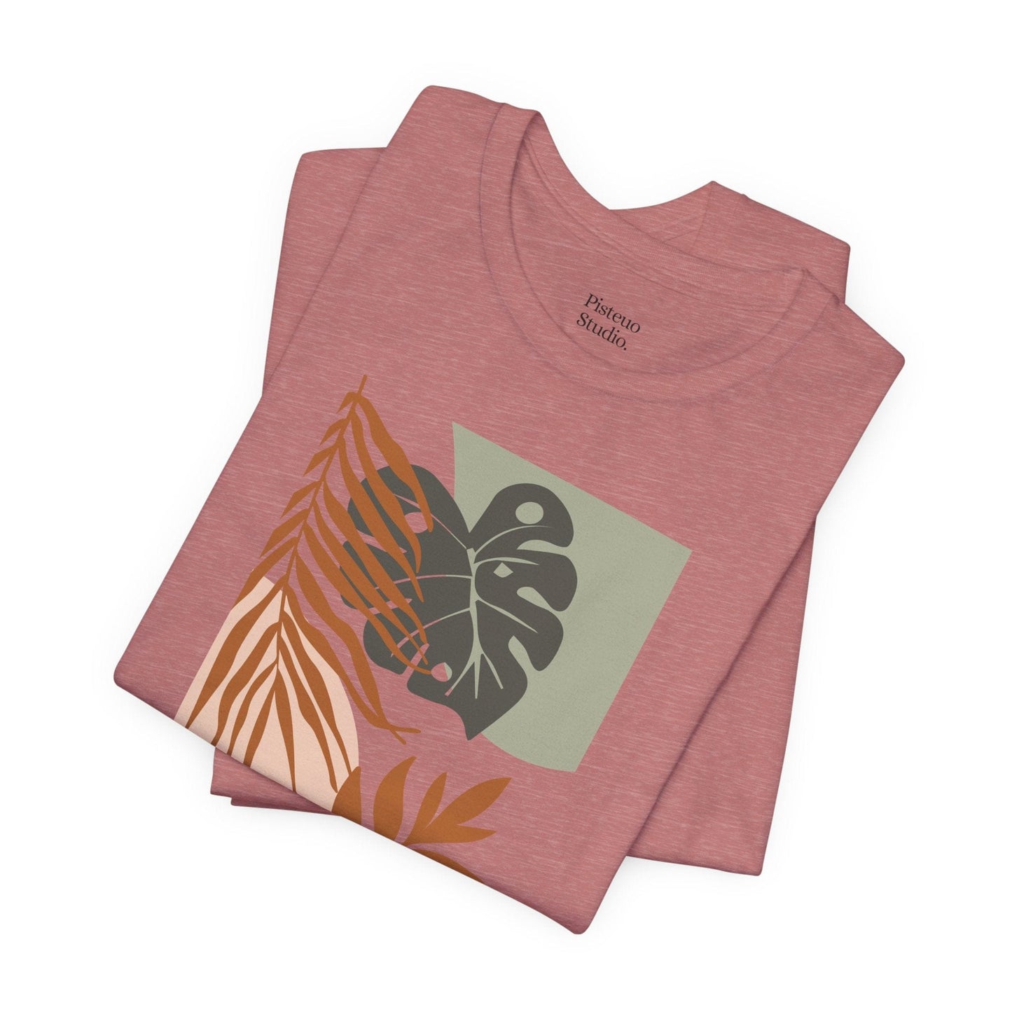 Bohemian Leaf Harmony Soft Breathable Flowers T-Shirt