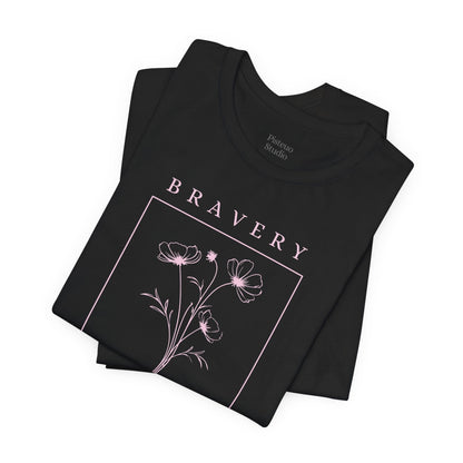 Bravery In Full Bloom Pastel Soft Breathable T-Shirt