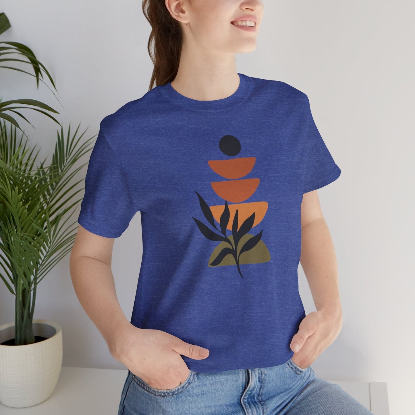 Earthly Balance Soft Breathable Flowers T-Shirt