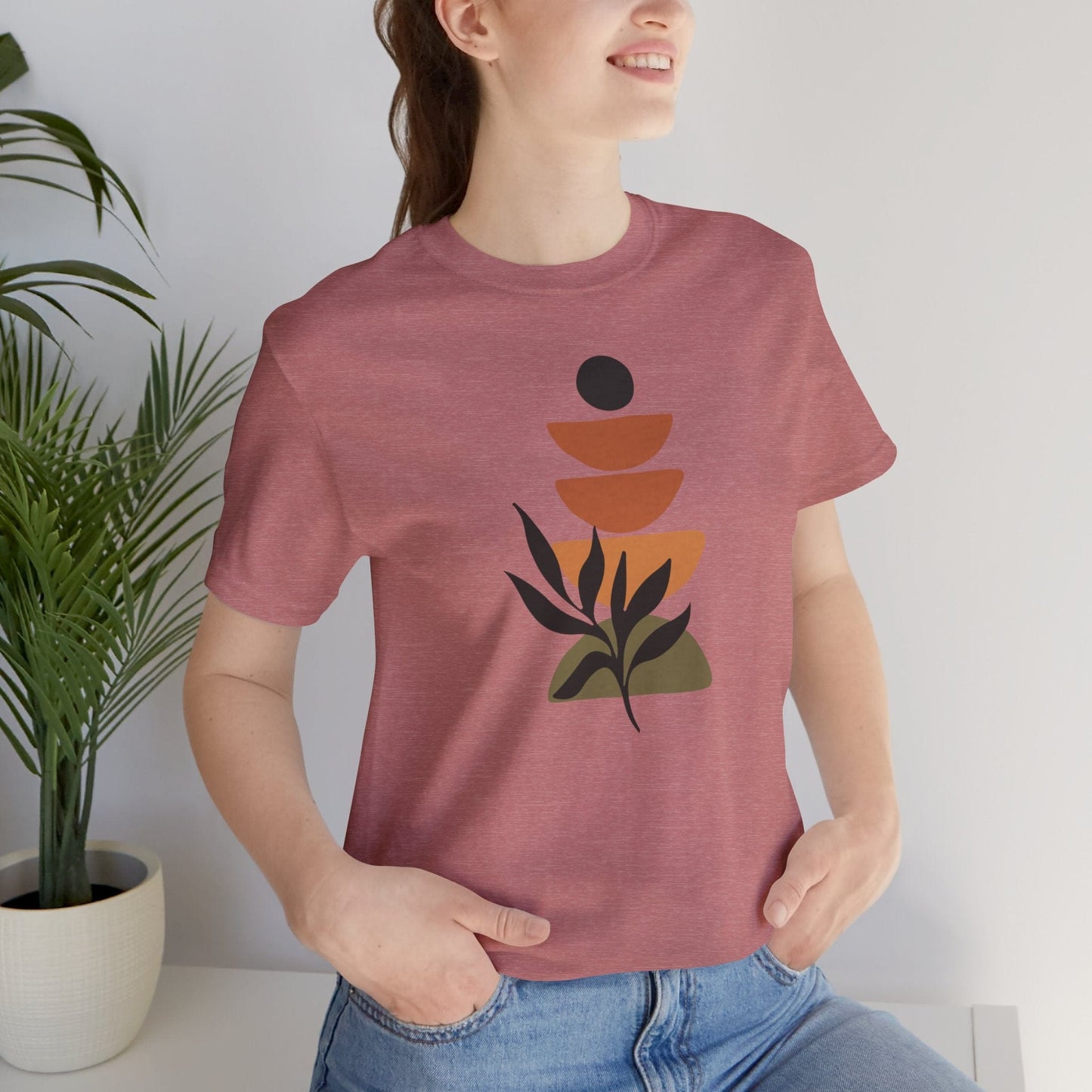 Earthly Balance Soft Breathable Flowers T-Shirt