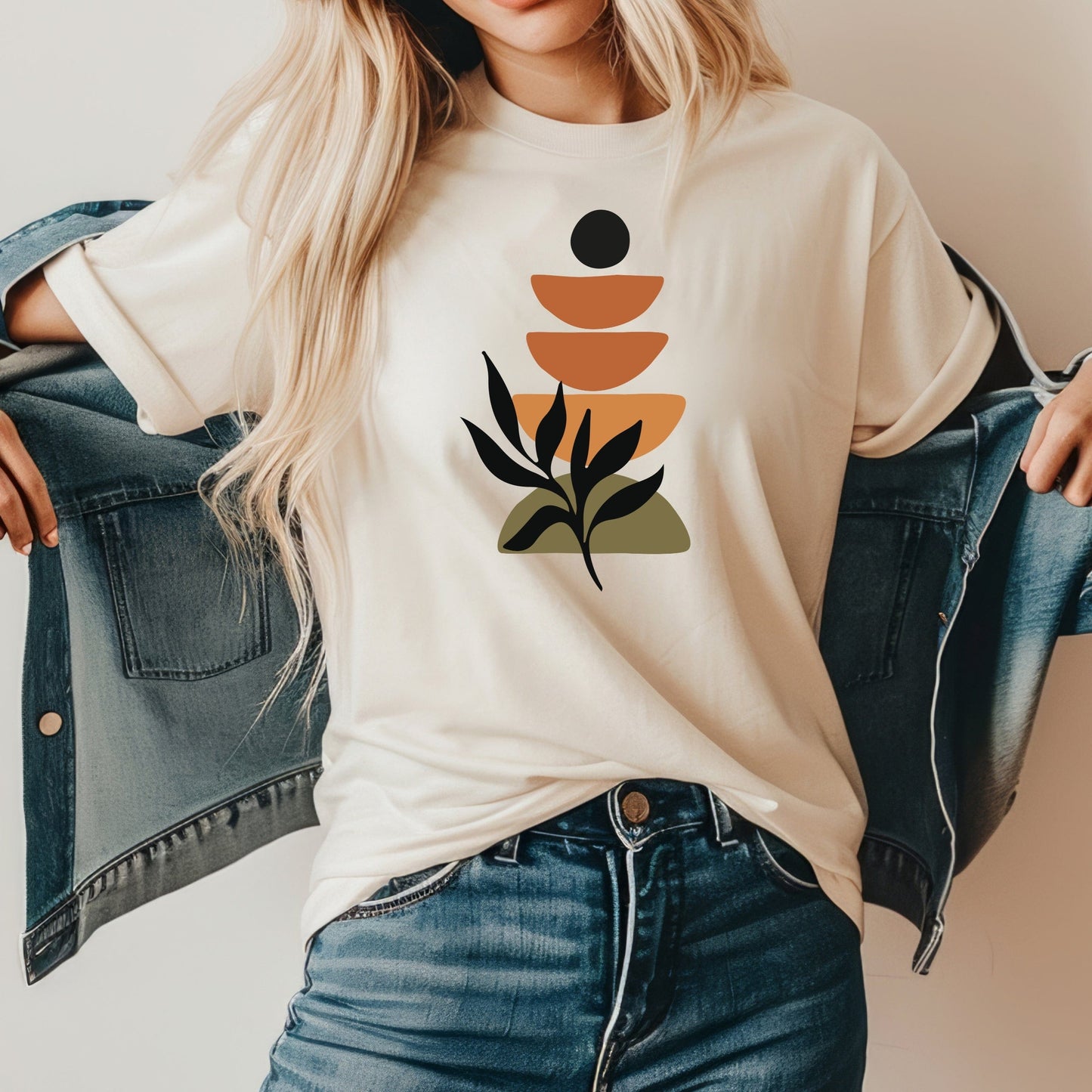 Earthly Balance Soft Breathable Flowers T-Shirt