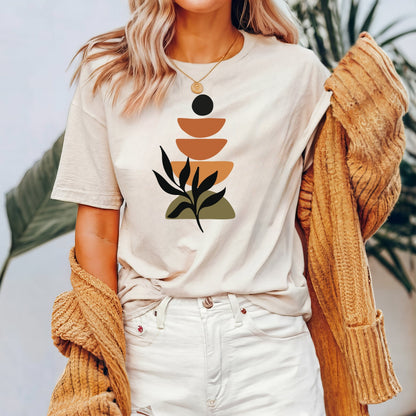 Earthly Balance Soft Breathable Flowers T-Shirt