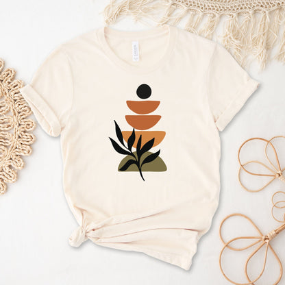 Earthly Balance Soft Breathable Flowers T-Shirt