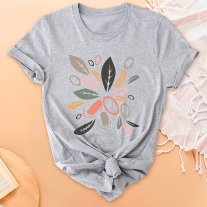 Earthly Leaves Soft Breathable T-Shirt