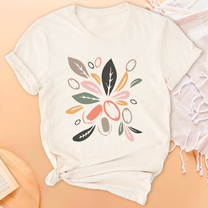 Earthly Leaves Soft Breathable T-Shirt