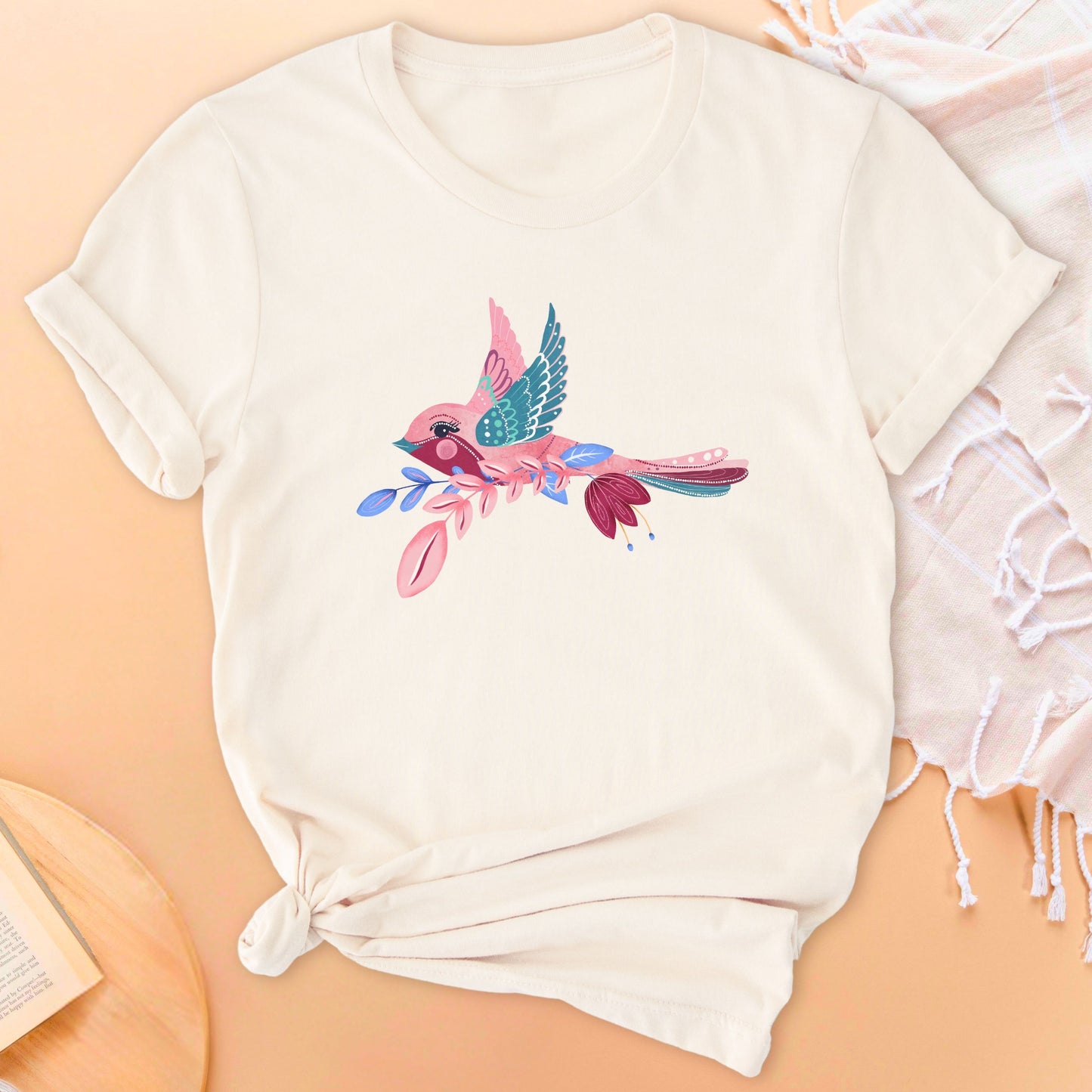 Floral Flight Soft Breathable T-Shirt