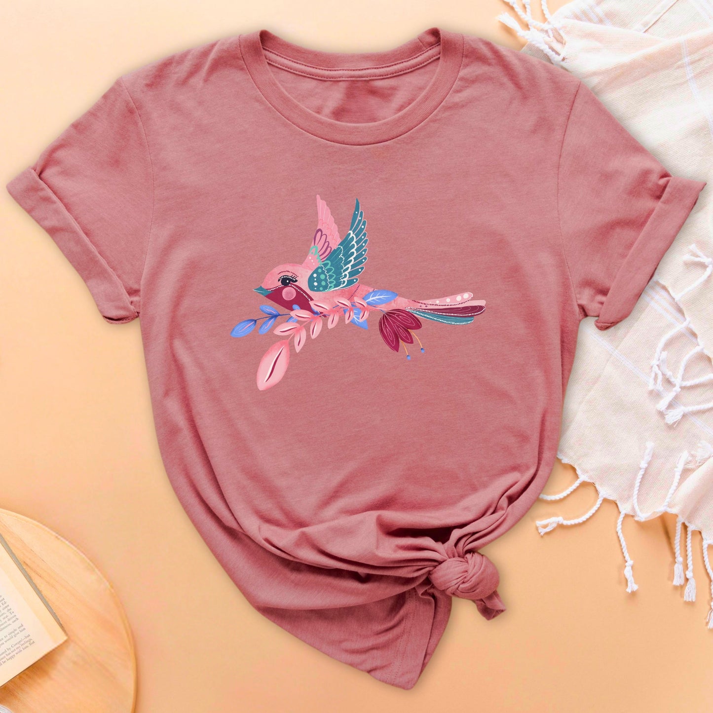 Floral Flight Soft Breathable T-Shirt