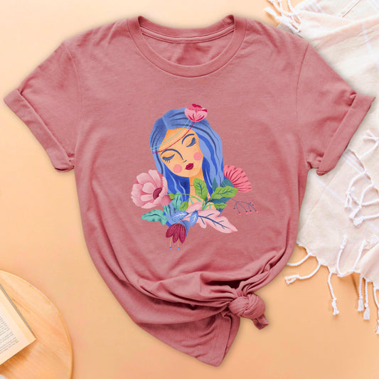 Floral Maiden Soft Breathable T-Shirt