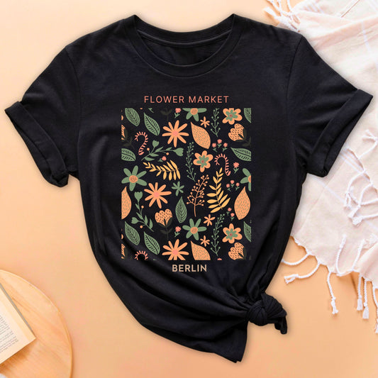 Flower Market Berlin Soft Breathable T-Shirt