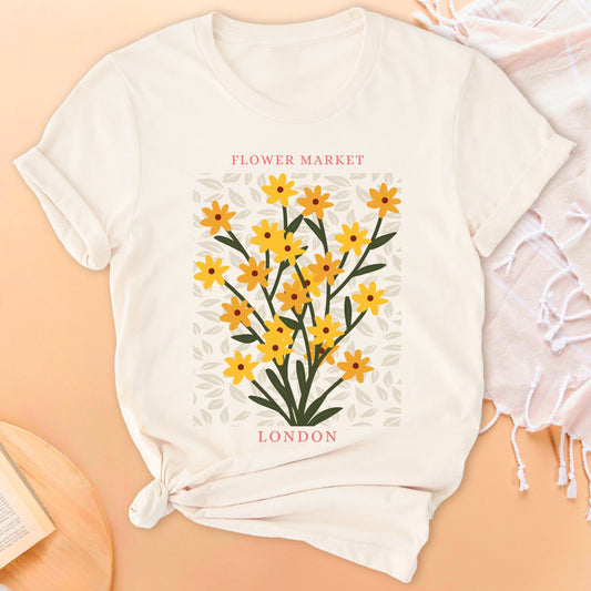 Flower Market London No.14 Soft Breathable T-Shirt