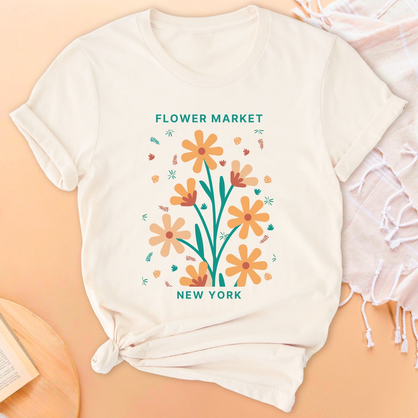 Flower Market New York No.10 Soft Breathable T-Shirt