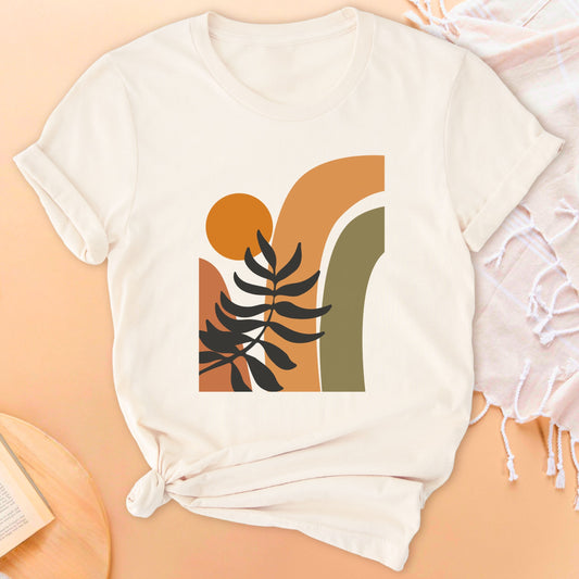 Sunset In The Mountains Soft Breathable T-Shirt