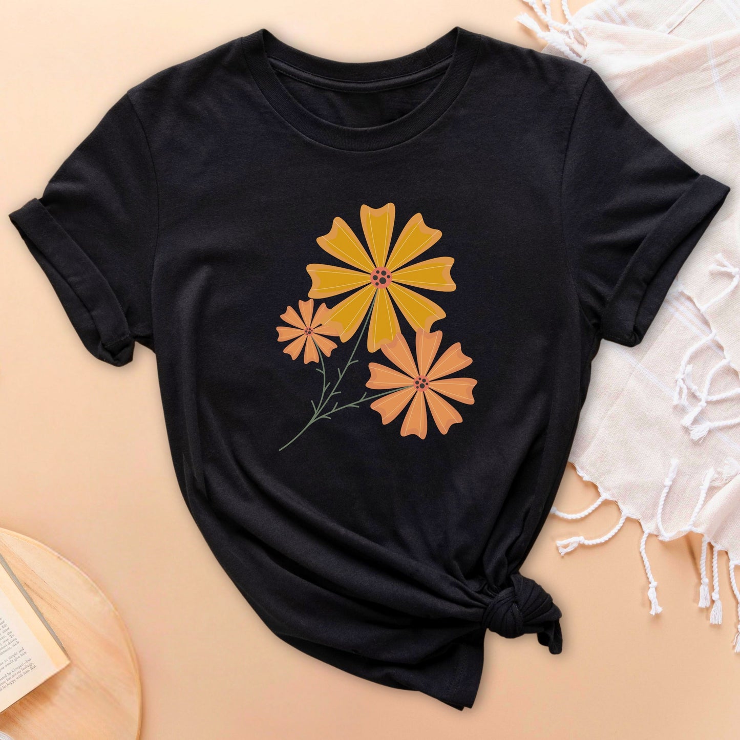 Sunshine Petals Soft Breathable T-Shirt