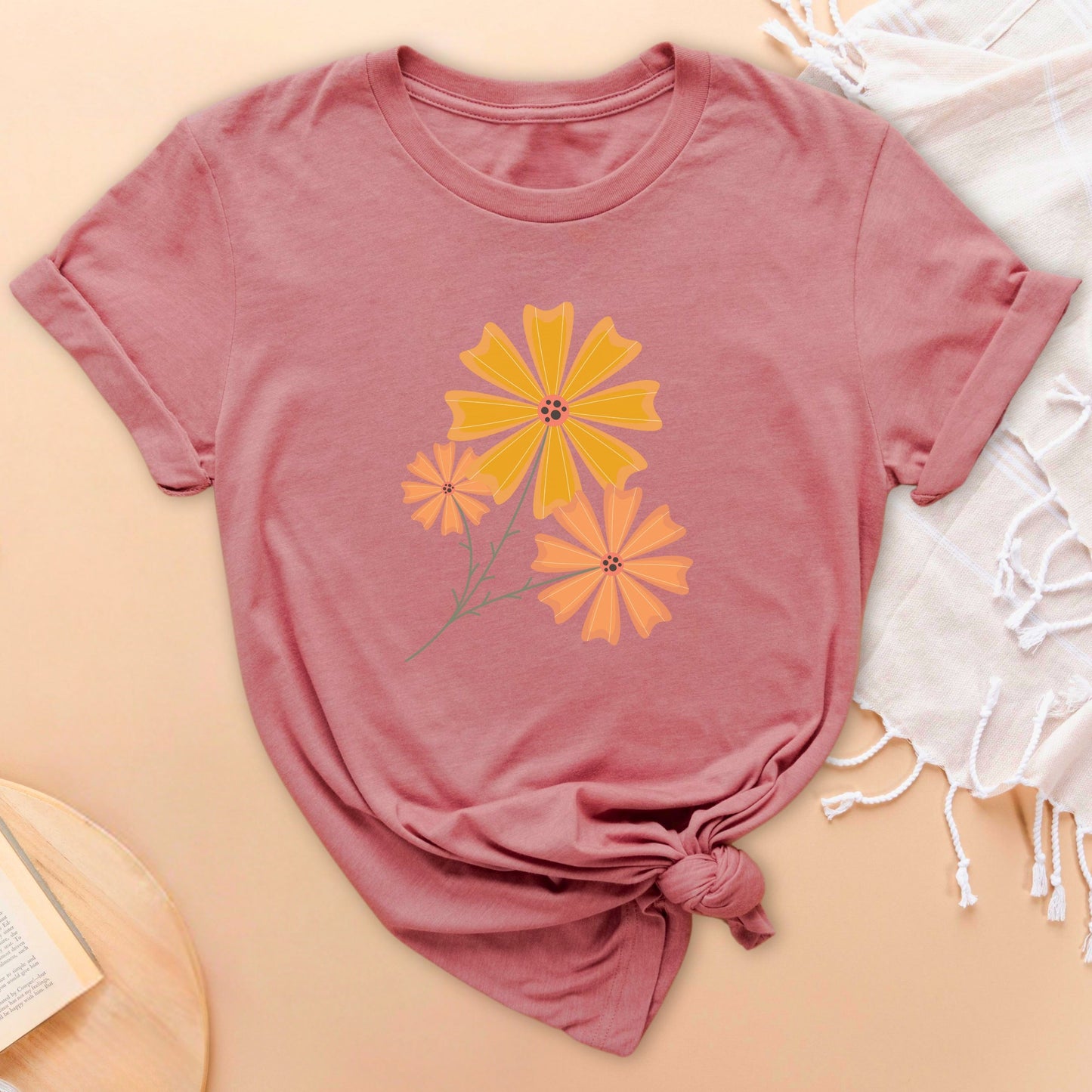 Sunshine Petals Soft Breathable T-Shirt