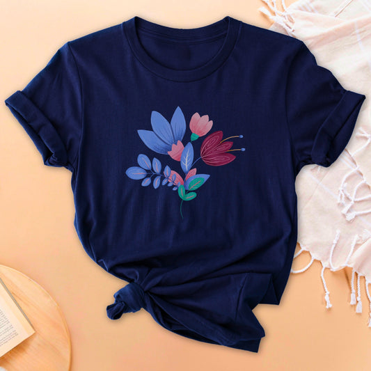 Tapestry of the Blooming Night Soft Breathable T-Shirt