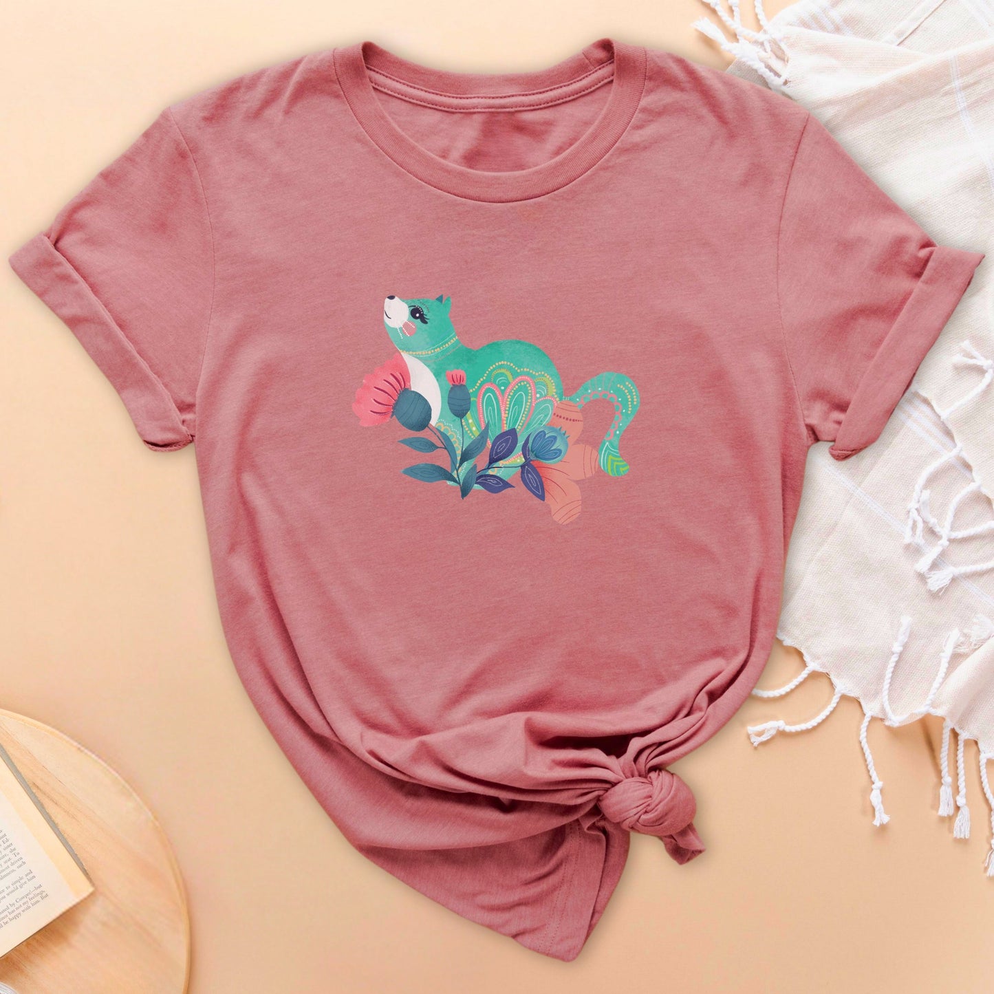 Thyme Cat Soft Breathable T-Shirt